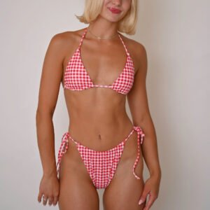 Checkered Charm Bikini Set